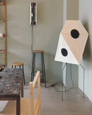 Akari Polyhedral Paper UF3-Q Floor Lamp