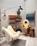 Akari Polyhedral Paper UF3-Q Floor Lamp