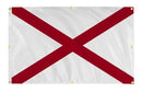 Alabama Flag with Grommets Along the Edges for Wall Hanging by Flagman of America
