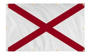 Alabama Flag with Grommets Along the Edges for Wall Hanging by Flagman of America