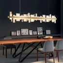 Geometric Alabaster Chandelier