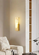 Alabaster Rectangle Wall Sconce
