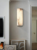 Alabaster Alvia Striped Wall Light