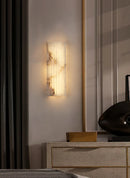 Alabaster Alvia Striped Wall Light