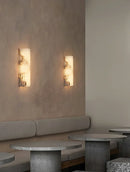 Alabaster Alvia Striped Wall Light