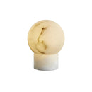 Alabaster Globe Table Lamp