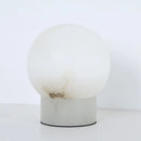 Alabaster Globe Table Lamp