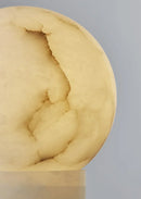 Alabaster Globe Table Lamp