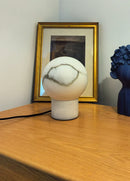 Alabaster Globe Table Lamp