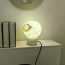 Alabaster Globe Table Lamp