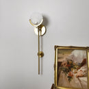 Alabaster Ava Brass Wall Lamp