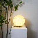 Alabaster Ball Table Lamp