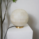 Alabaster Ball Table Lamp