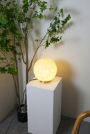 Alabaster Ball Table Lamp