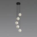 Alabaster Balls Cluster Chandelier