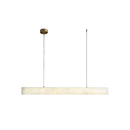 Alabaster Bamboo Linear Pendant Light