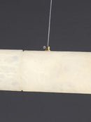 Alabaster Bamboo Linear Pendant Light