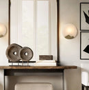 Alabaster Brass Wall Light