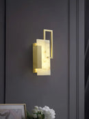 Alabaster Brass Wall Sconce