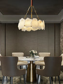 Alabaster Burton Round Chandelier