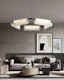 Delia Rectangular Alabaster Chandelier