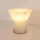 Alabaster Conical Table Lamp