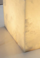 Alabaster Cubic Table Lamp