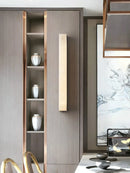 Alabaster Emerson Brass Wall Lamp