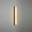 Alabaster Emerson Brass Wall Lamp