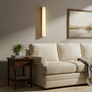 Alabaster Emerson Brass Wall Lamp