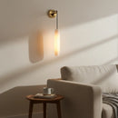Alabaster Flute Wall Lamp
