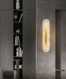 Alabaster Oval Wall Light
