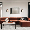 Alabaster Kamila Rectangle Wall Lamp