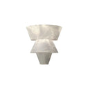 Alabaster Tiered Cone Wall Light