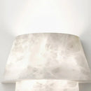 Alabaster Tiered Cone Wall Light