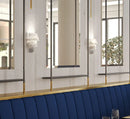 Alabaster Tiered Cone Wall Light
