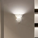 Alabaster Tiered Cone Wall Light