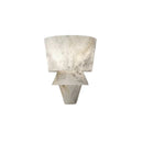 Alabaster Tiered Cone Wall Light