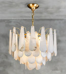 Alabaster Leon Drop Shape Chandelier
