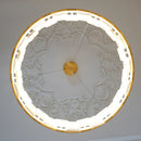 Alabaster Rectangle Annular Chandelier