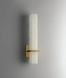 Rectangle Alabaster Milan Wall Sconce