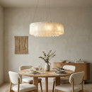 Alabaster Modern Cascade Tiered Chandelier