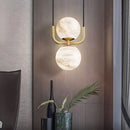 Alabaster Modern Copper Pendant Light