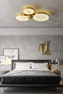 Alabaster Modern Disc Ceiling Light