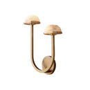 Alabaster Mushroom Wall Lamp