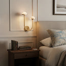 Alabaster Mushroom Wall Lamp