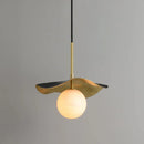Alabaster Montera Brass Pendant Light