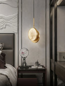 Alabaster Moonshade Pendant Light