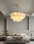 Alabaster Multi Layer Round Chandelier