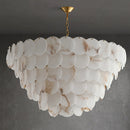Alabaster Multi Layer Round Chandelier